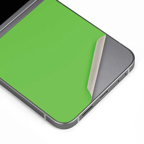 Green Galaxy Z Flip6 Skin